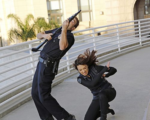 Agent Melinda May (Ming-Na Wen) takes out an assailant. Photo Credit: Bob D'Amico/ABC