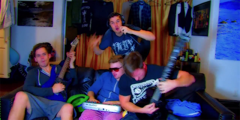 Pictured (L-R): Mike, Chandler, Casey and Steve -- And Still I Rise; Courtesy YouTube