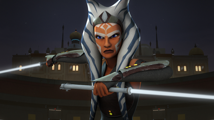 First introduced in the animated series Star Wars: The Clone Wars, Ahsoka was Anakin Skywalker’s first Padawan. Thought the two originally butt heads and struggle to get along, by the end of the series they were close friends with a strong bond. Of course, this all changed once Anakin became the nefarious Darth Vader…but that’s a story for another time. Having Ahsoka make her return at the end of Rebels’ first season only added to the stakes of season two. With Darth Vader tracking the Rebels’ every move, Ahsoka had to deal with the emotions she faced knowing the man trying to kill her was once a close friend. The two characters are set to finally come face-to-mask soon and, judging by the midseason trailer, their interaction won’t be all about working things out.