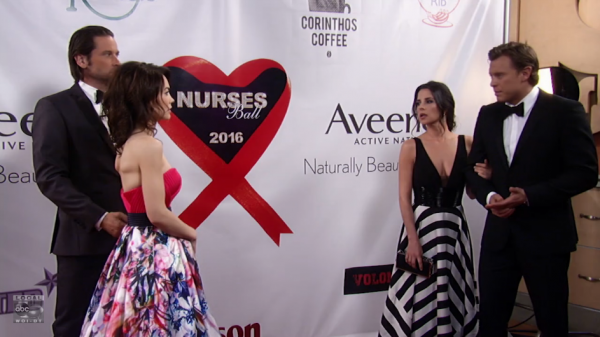 Franco and Liz walked the red carpet together much to Jason’s chagrin.