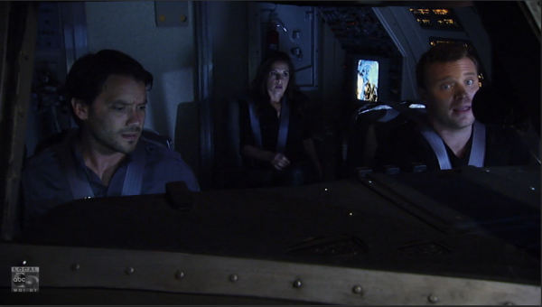 Jason and Dante fly a plane.