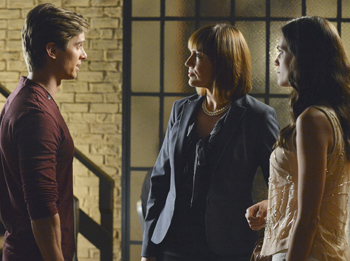Photo Credit: Eric McCandless/ABC Family Pictured: Drew Van Acker, Lesley Fera, Torrey Devitto