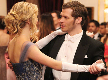 Candice Accola and Joseph Morgan