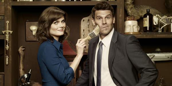 Emily Deschanel and David Boreanaz