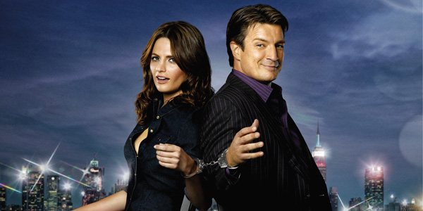Stana Katic and Nathan Fillion