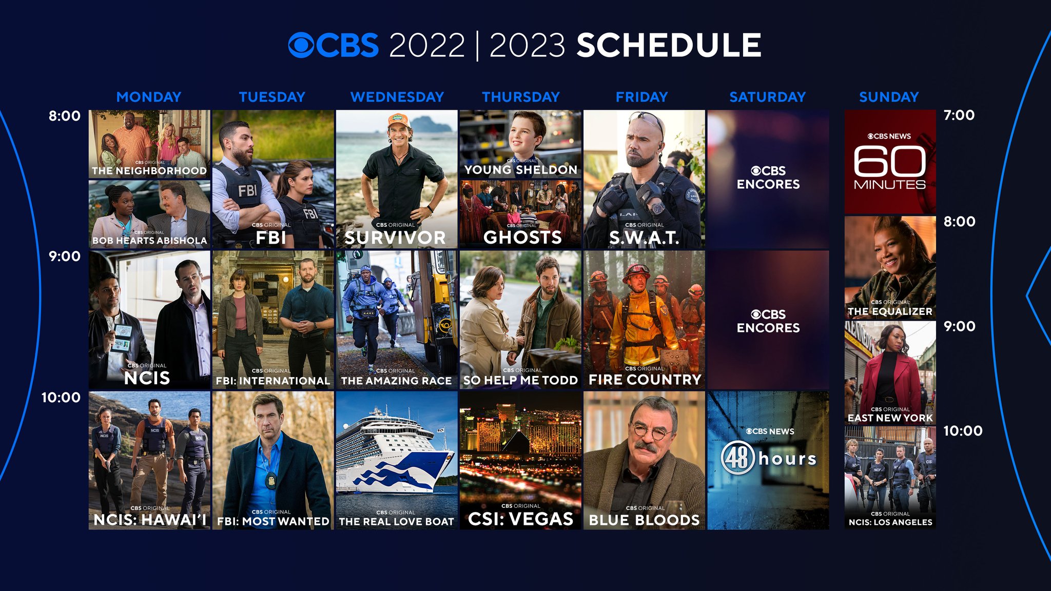 CBS Sets Fall 2022 Schedule TV Source Magazine